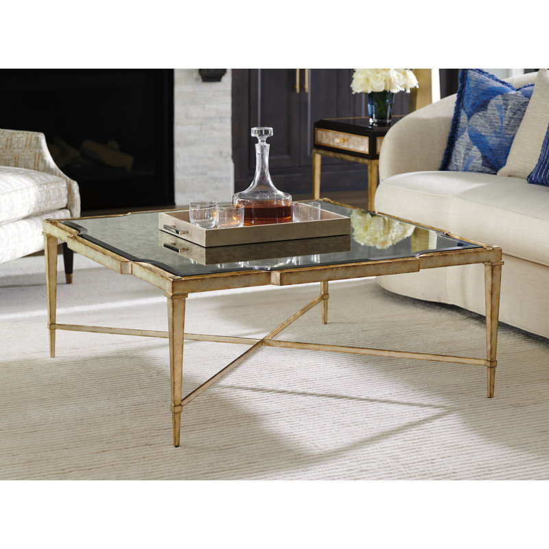 Lexington Carlyle Cross Legs Coffee Table Wayfair